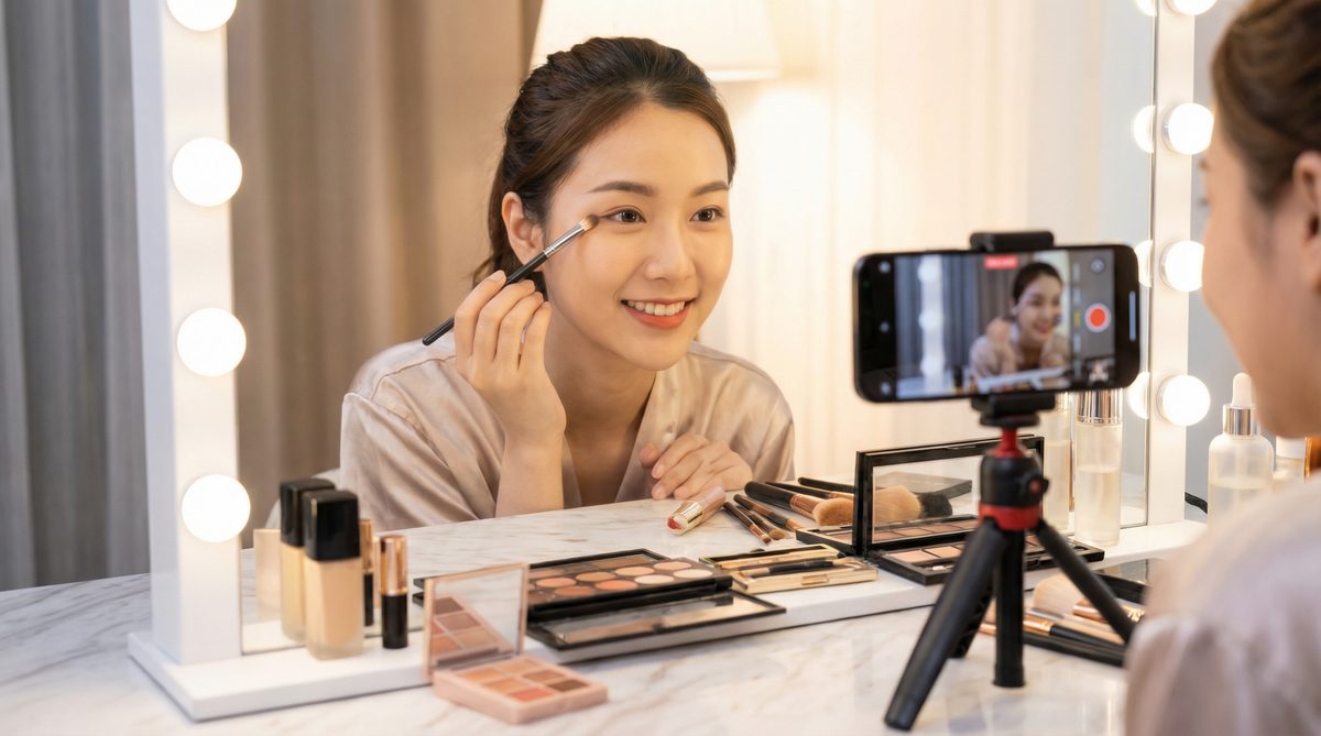 大象传媒美妆直播视频